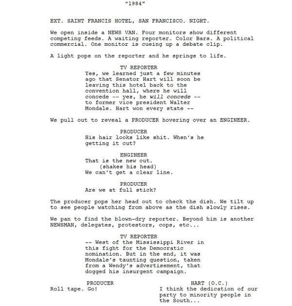Page One: “The Front Runner” (2018)