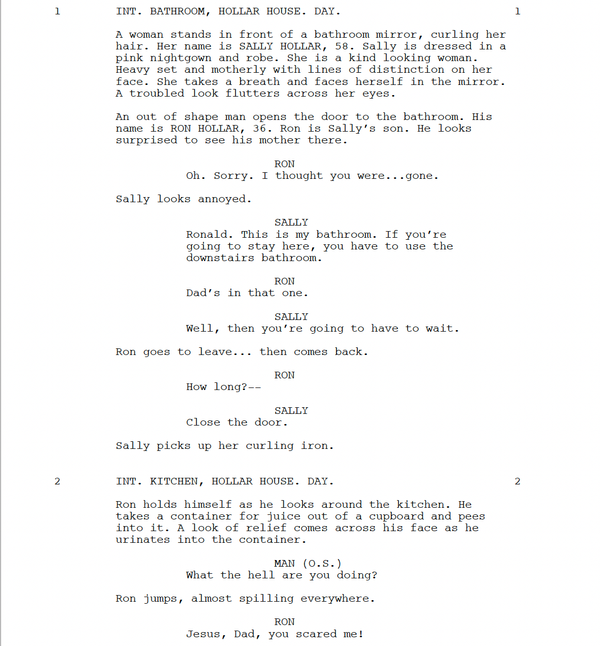 Page One: “The Hollars” (2016)