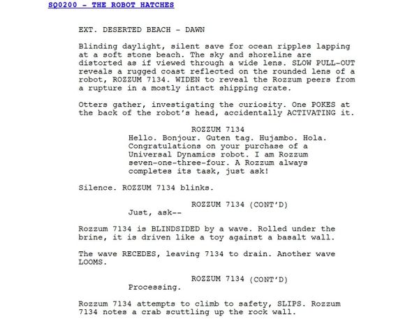 Page One: “The Wild Robot” (2024)