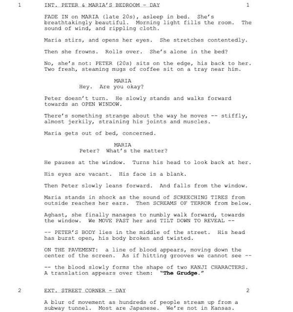 Page One: “The Grudge” (2004)