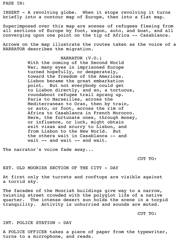 Page One: ‘Casablanca’ (1942)