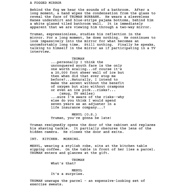 Page One: “The Truman Show” (1998)