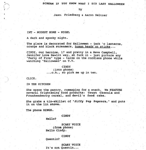 Page One: “Scary Movie” (2000)
