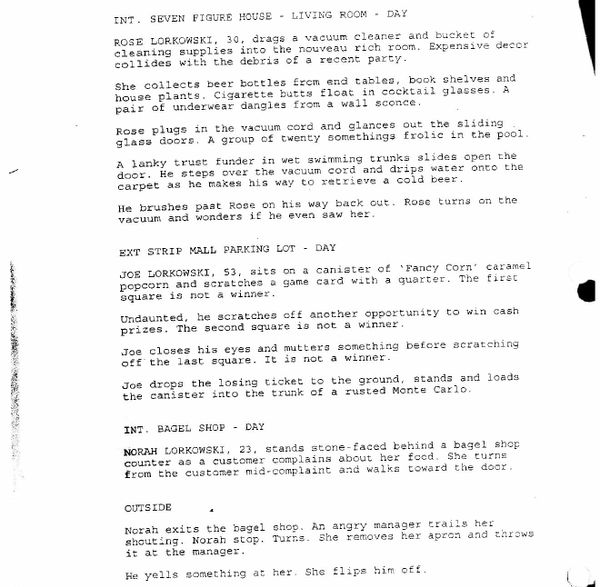 Page One: “Sunshine Cleaning” (2008)