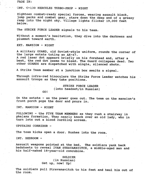 Page One: “Air Force One” (1997)