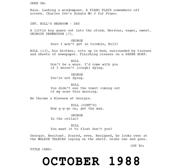 Page One: “It” (2017)