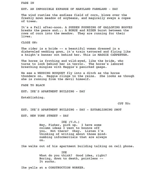 Page One: “Runaway Bride” (1999)