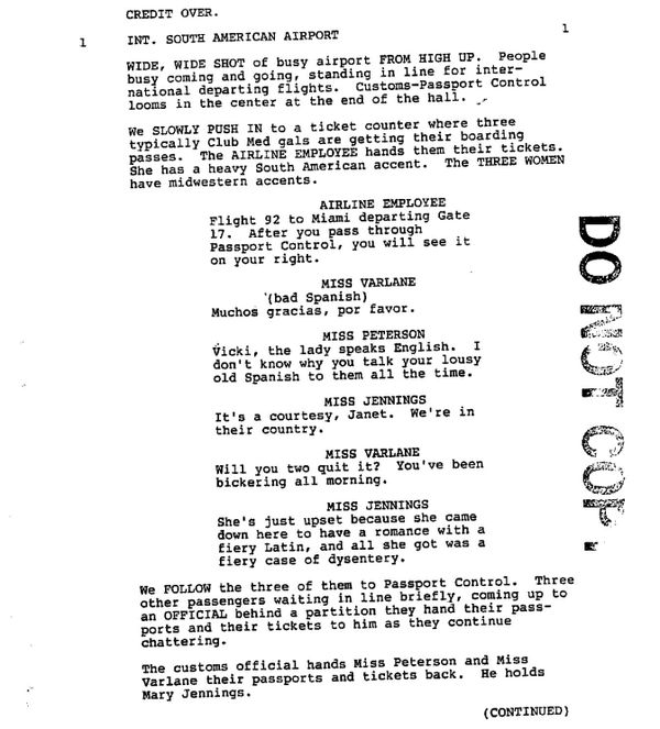 Page One: “Postcards from the Edge” (1990)