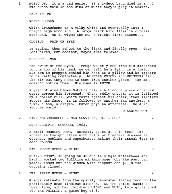 Page One: “A Perfect World” (1993)