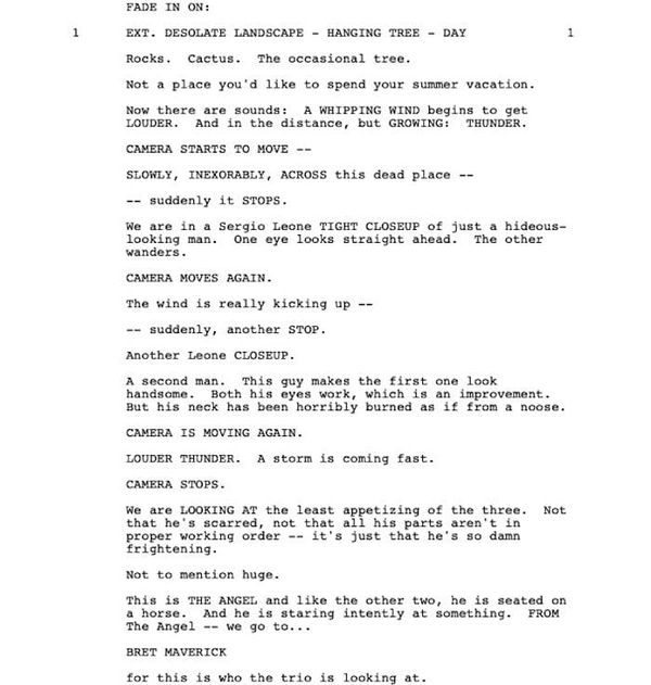 Page One: “Maverick” (1994)