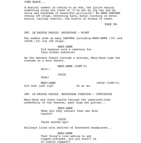 Page One: “The Last Showgirl” (2024)