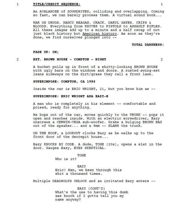 Page One: “Straight Outta Compton” (2015)