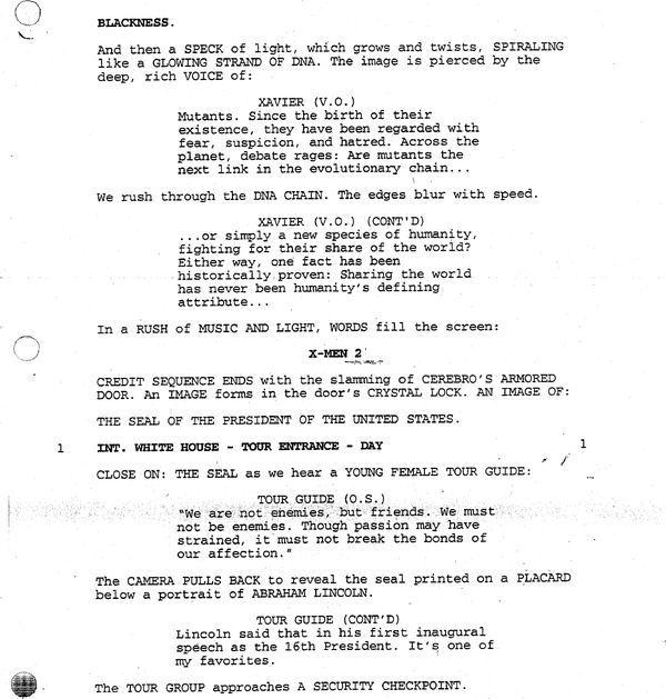 Page One: “X2: X-Men United” (2003)