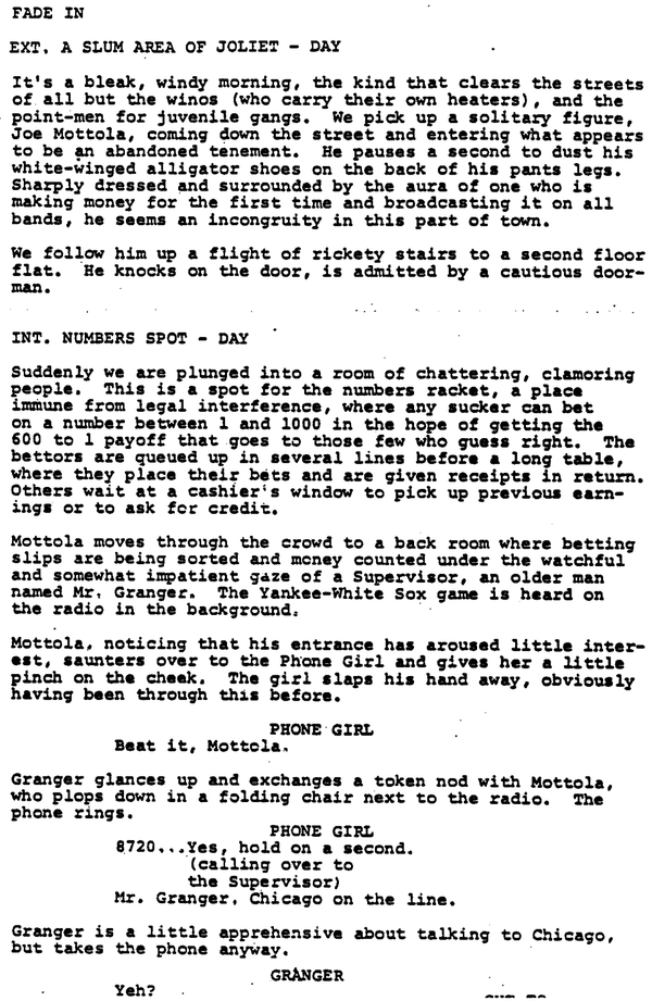 Page One: “The Sting” (1973)