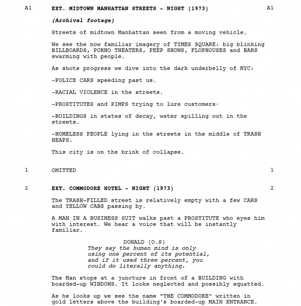 Page One: “The Apprentice” (2024)