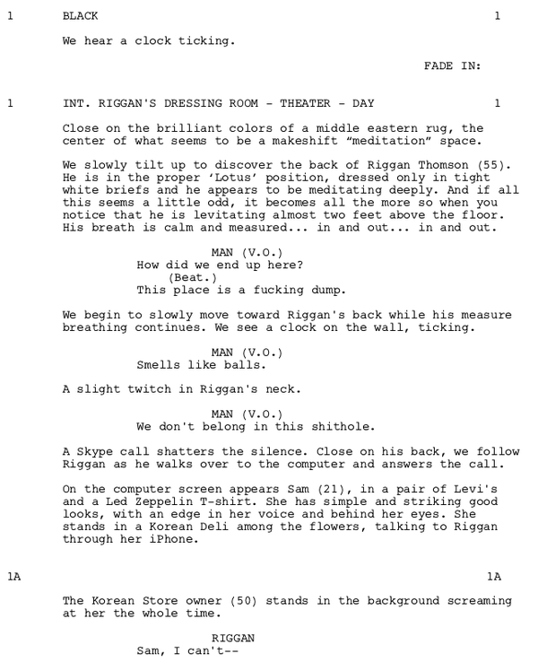 Page One: ‘Birdman or (The Unexpected Virtue of Ignorance)’ (2014)