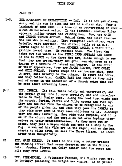 Page One: “High Noon” (1952)