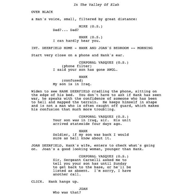 Page One: “In the Valley of Elah” (2007)