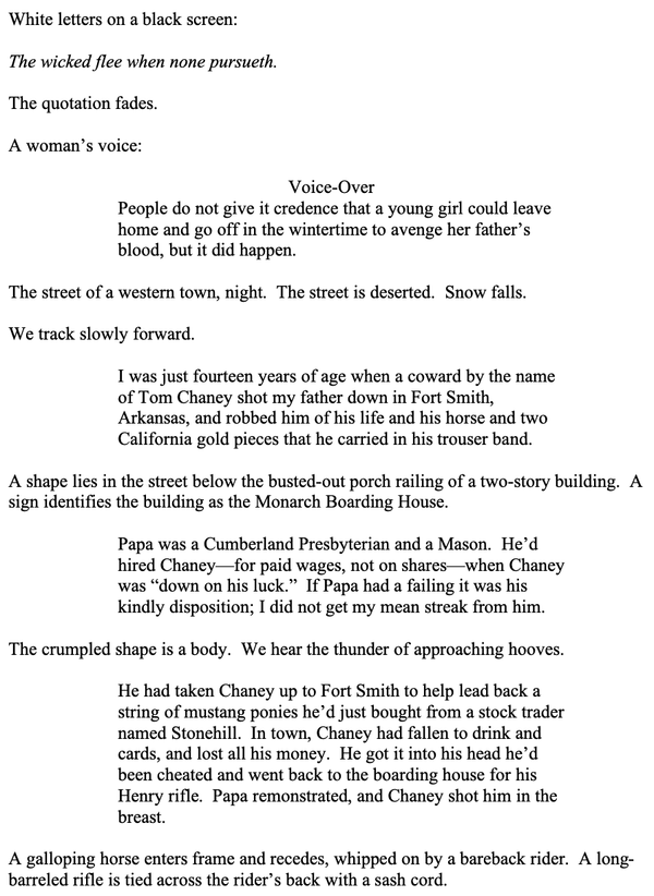 Page One: “True Grit” (2010)