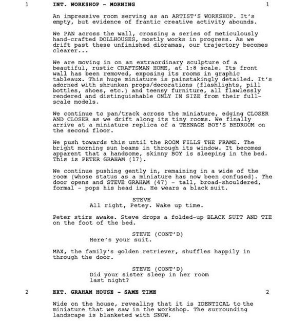 Page One: “Hereditary” (2018)