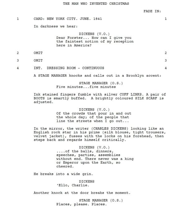 Page One: “The Man Who Invented Christmas” (2017)