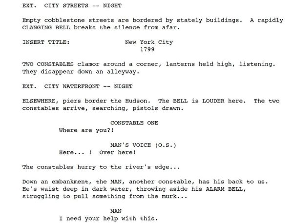 Page One: “Sleepy Hollow” (1999)