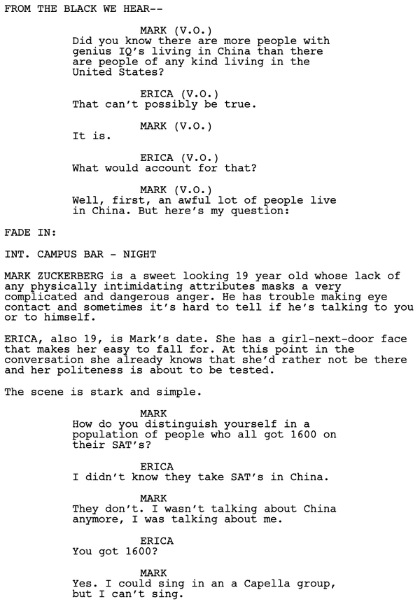 Page One: “The Social Network” (2010)