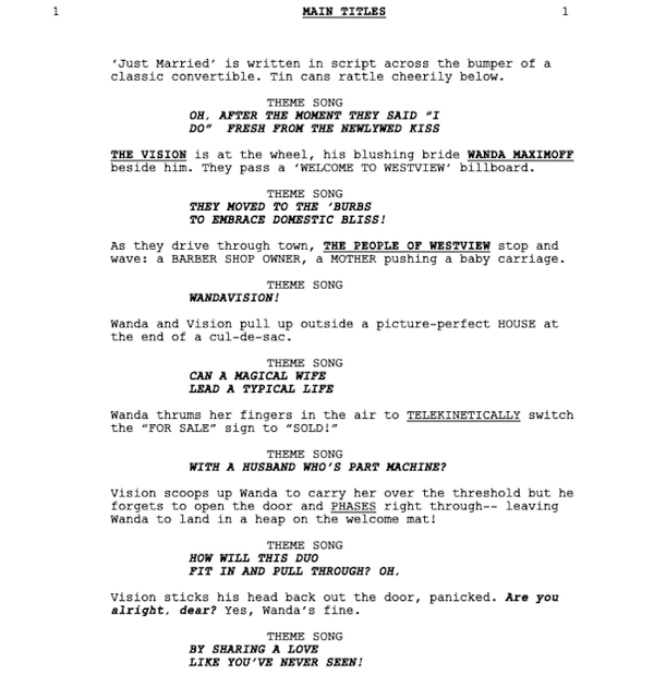 Page One: “WandaVision”