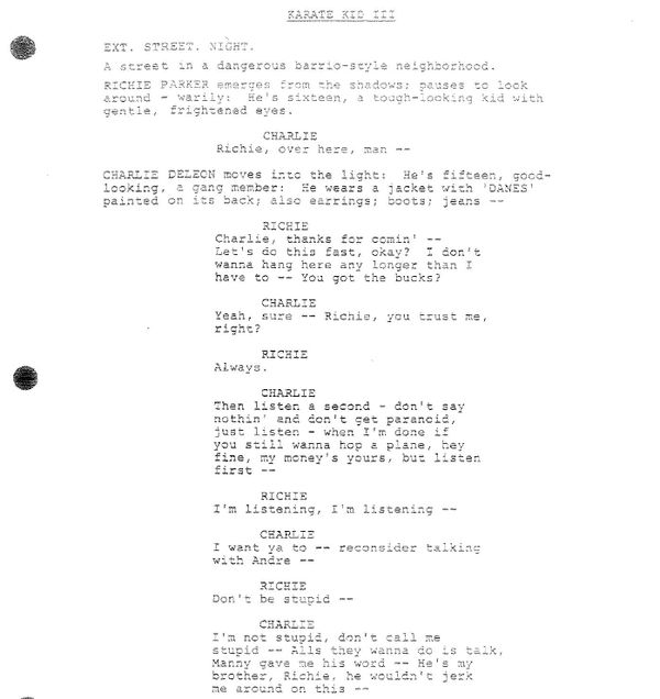 Page One: “The Karate Kid Part III” (1989)