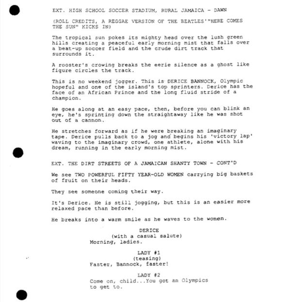 Page One: “Cool Runnings” (1993)
