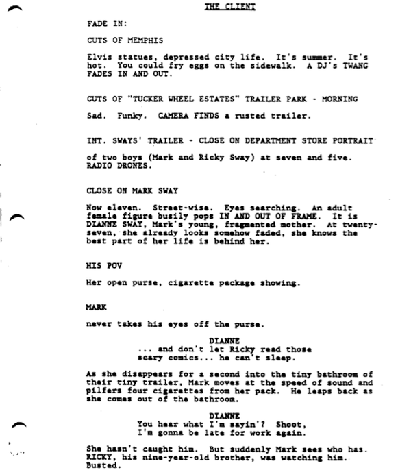 Page One: “The Client” (1994)
