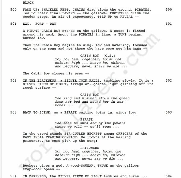 Page One: “Pirates of the Caribbean: At World’s End” (2007)