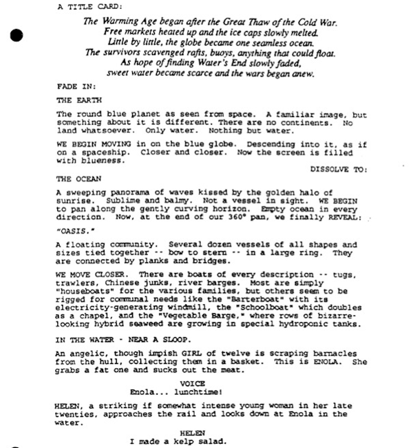 Page One: “Waterworld” (1995)