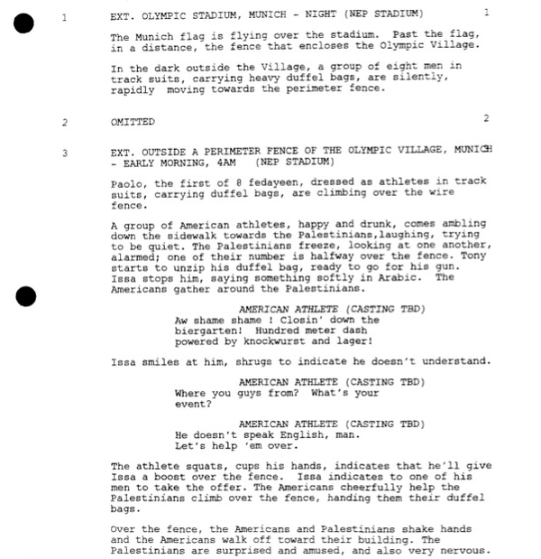 Page One: “Munich” (2005)