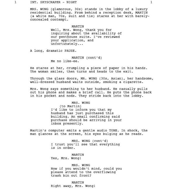 Page One: “Shortcomings” (2023)