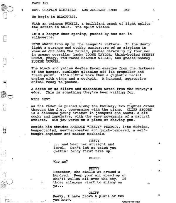 Page One: “The Rocketeer” (1991)