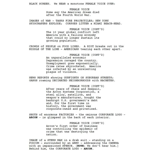Page One: “The Purge” (2013)