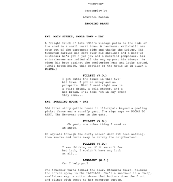 Page One: “Mumford” (1999)