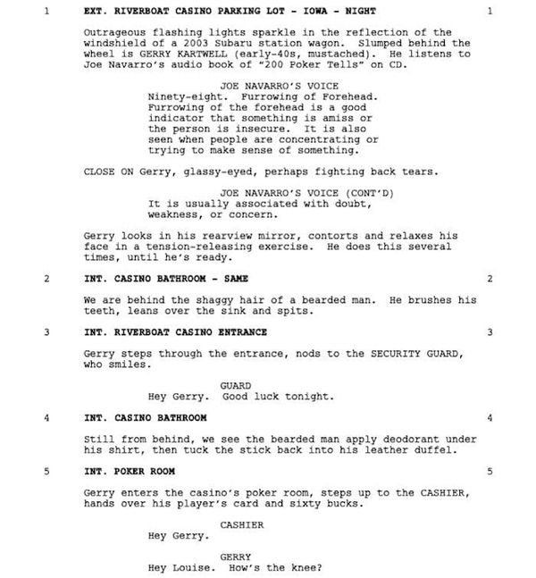 Page One: “Mississippi Grind” (2015)
