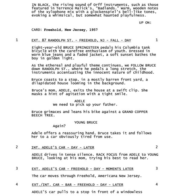 Page One: “Springsteen: Deliver Me from Nowhere” (2025)