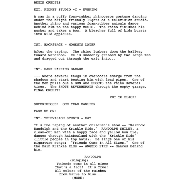 Page One: “Death to Smoochy” (2002)