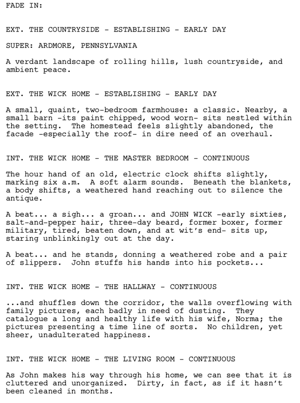Page One: ‘John Wick’ (2014)