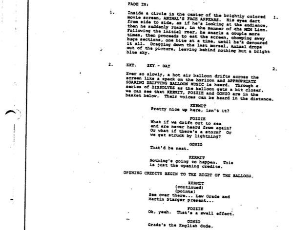 Page One: “The Great Muppet Caper” (1981)