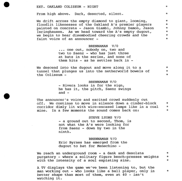 Page One: “Moneyball” (2011)