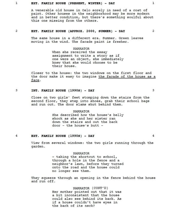 Page One: “Sentimental Value” (2025)