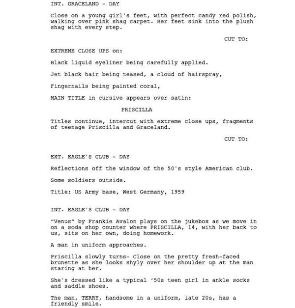 Page One: “Priscilla” (2023)