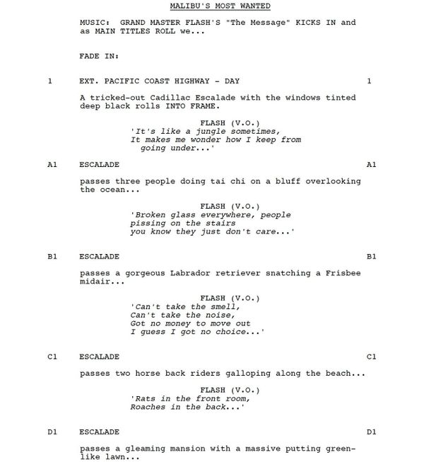 Page One: “Malibu’s Most Wanted” (2003)