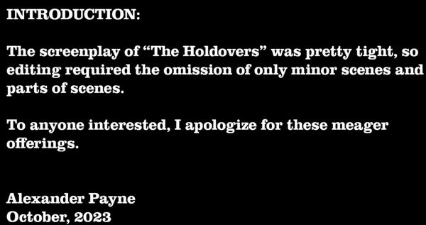 Video: Omitted Scenes from “The Holdovers”