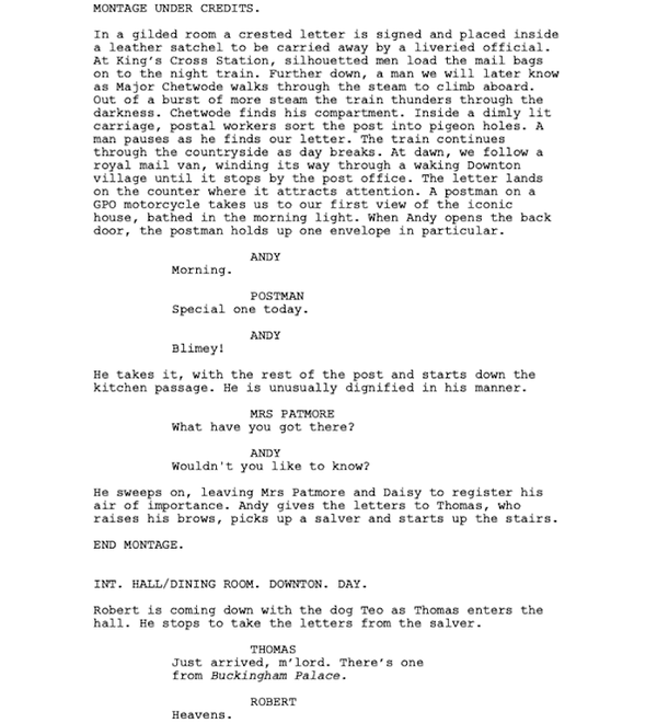 Page One: “Downton Abbey” (2019)