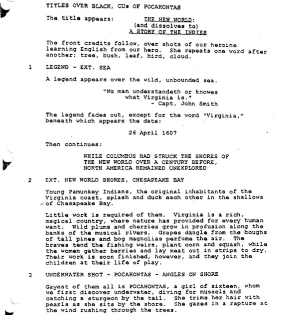 Page One: “The New World” (2005)
